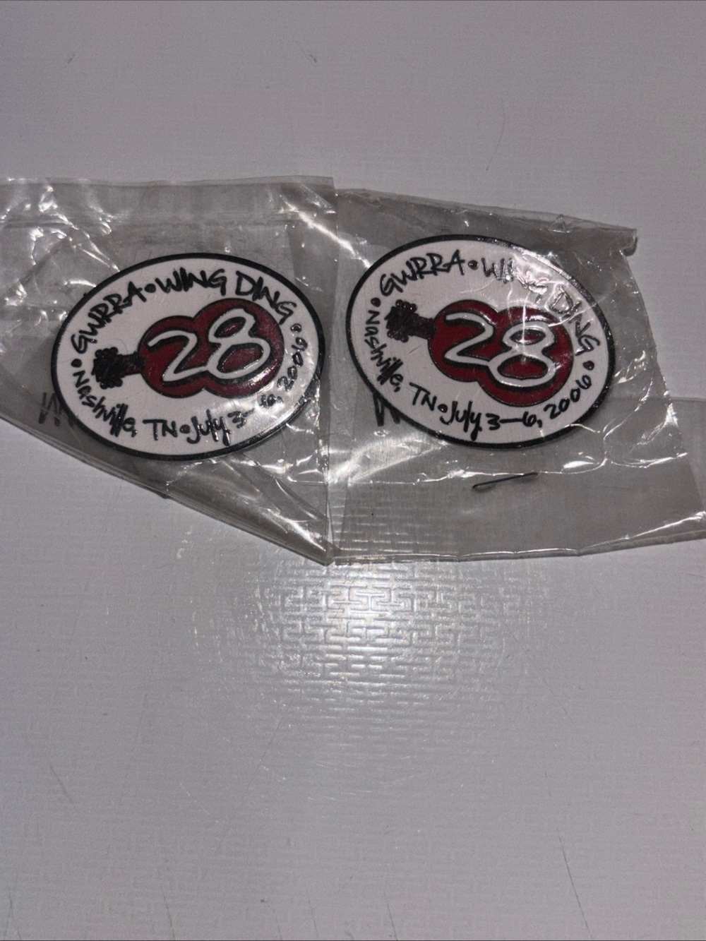 Vtg GWRRA Wing Ding 28 Pin 2006 Nashville TN Honda Gold Wing  Motorcycle Rally